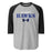 Hebron High School Hawks Unisex 3/4 sleeve Raglan T-shirt 017