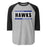 Hebron High School Hawks Unisex 3/4 sleeve Raglan T-shirt 098