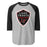 Lake Travis High School Cavaliers Unisex 3/4 sleeve Raglan T-shirt 225
