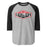 Lake Travis High School Cavaliers Unisex 3/4 sleeve Raglan T-shirt 009