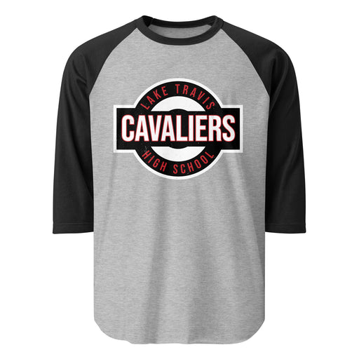 Lake Travis High School Cavaliers Unisex 3/4 sleeve Raglan T-shirt 011