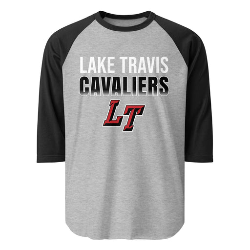 Lake Travis High School Cavaliers Unisex 3/4 sleeve Raglan T-shirt 024