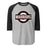 Martin High School Warriors Unisex 3/4 sleeve Raglan T-shirt 011