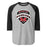 Martin High School Warriors Unisex 3/4 sleeve Raglan T-shirt 221