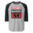 Martin High School Warriors Unisex 3/4 sleeve Raglan T-shirt 001