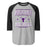 Morton Ranch High School Mavericks Unisex 3/4 sleeve Raglan T-shirt 230