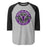 Morton Ranch High School Mavericks Unisex 3/4 sleeve Raglan T-shirt 224