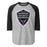Morton Ranch High School Mavericks Unisex 3/4 sleeve Raglan T-shirt 225