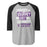 Morton Ranch High School Mavericks Unisex 3/4 sleeve Raglan T-shirt 232
