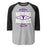 Morton Ranch High School Mavericks Unisex 3/4 sleeve Raglan T-shirt 210
