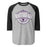 Morton Ranch High School Mavericks Unisex 3/4 sleeve Raglan T-shirt 211