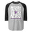 Morton Ranch High School Mavericks Unisex 3/4 sleeve Raglan T-shirt 236