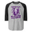 Morton Ranch High School Mavericks Unisex 3/4 sleeve Raglan T-shirt 205