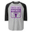 Morton Ranch High School Mavericks Unisex 3/4 sleeve Raglan T-shirt 001