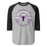 Morton Ranch High School Mavericks Unisex 3/4 sleeve Raglan T-shirt 201