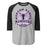 Morton Ranch High School Mavericks Unisex 3/4 sleeve Raglan T-shirt 206