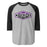 Morton Ranch High School Mavericks Unisex 3/4 sleeve Raglan T-shirt 009