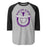 Morton Ranch High School Mavericks Unisex 3/4 sleeve Raglan T-shirt 229