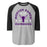 Morton Ranch High School Mavericks Unisex 3/4 sleeve Raglan T-shirt 208