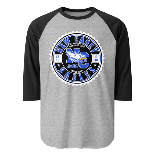 New Caney High School Eagles Unisex 3/4 sleeve Raglan T-shirt 203