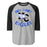 New Caney High School Eagles Unisex 3/4 sleeve Raglan T-shirt 228