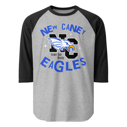 New Caney High School Eagles Unisex 3/4 sleeve Raglan T-shirt 228
