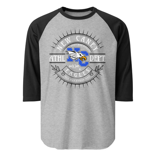 New Caney High School Eagles Unisex 3/4 sleeve Raglan T-shirt 201