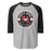 North Shore High School Mustangs Unisex 3/4 Sleeve Raglan T-shirt 203