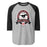 North Shore High School Mustangs Unisex 3/4 Sleeve Raglan T-shirt 212