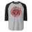 North Shore High School Mustangs Unisex 3/4 Sleeve Raglan T-shirt 224