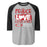 Odessa High School Bronchos Unisex 3/4 sleeve Raglan T-shirt 240