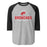 Odessa High School Bronchos Unisex 3/4 sleeve Raglan T-shirt 222