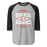 Odessa High School Bronchos Unisex 3/4 sleeve Raglan T-shirt 210
