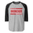 Odessa High School Bronchos Unisex 3/4 sleeve Raglan T-shirt 098