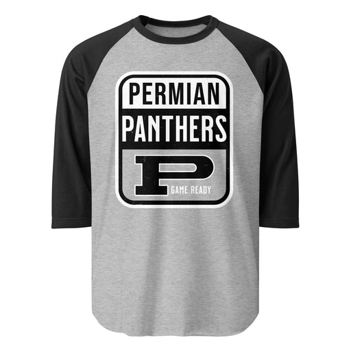 Permian High School Panthers Unisex 3/4 sleeve Raglan T-shirt 001