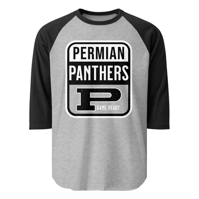 Permian High School Panthers Unisex 3/4 sleeve Raglan T-shirt 001