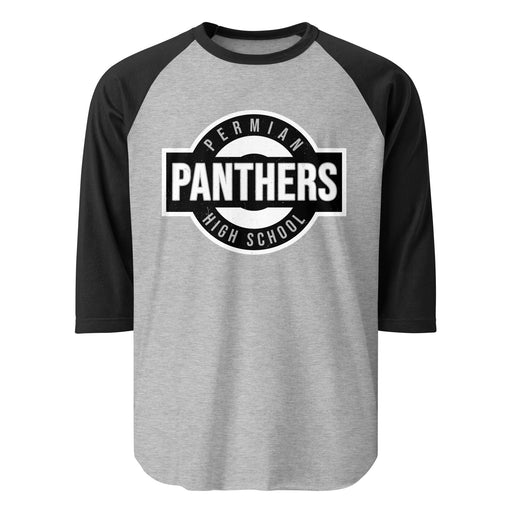 Permian High School Panthers Unisex 3/4 sleeve Raglan T-shirt 011