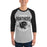 Man wearing Permian High School Panthers Unisex 3/4 sleeve Raglan T-shirt 204