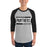 Man wearing Permian High School Panthers Unisex 3/4 sleeve Raglan T-shirt 098