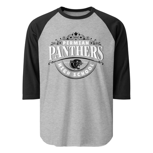 Permian High School Panthers Unisex 3/4 sleeve Raglan T-shirt 211