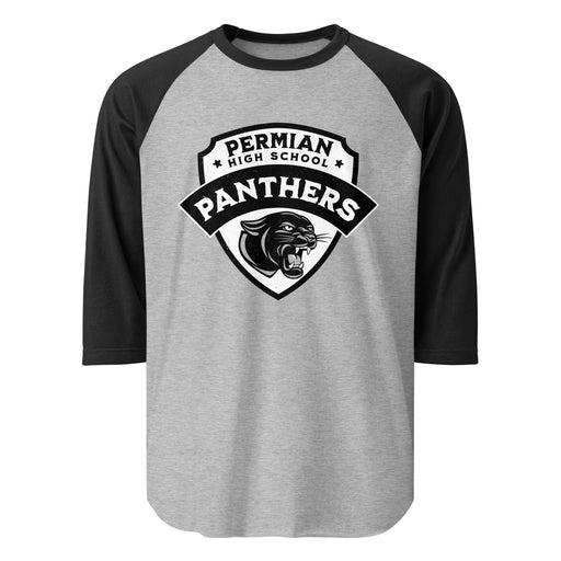 Permian High School Panthers Unisex 3/4 sleeve Raglan T-shirt 221