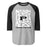 Permian High School Panthers Unisex 3/4 sleeve Raglan T-shirt 236