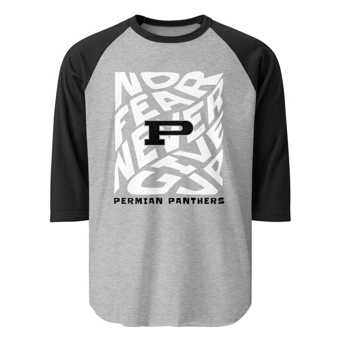Permian High School Panthers Unisex 3/4 sleeve Raglan T-shirt 236
