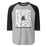 Porter High School Spartans Unisex 3/4 Sleeve Raglan T-shirt 236