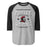 Porter High School Spartans Unisex 3/4 Sleeve Raglan T-shirt 230