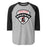 Porter High School Spartans Unisex 3/4 Sleeve Raglan T-shirt 221