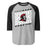 Porter High School Spartans Unisex 3/4 Sleeve Raglan T-shirt 223