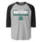 Reagan High School Rattlers Unisex 3/4 sleeve Raglan T-shirt 049