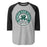 Reagan High School Rattlers Unisex 3/4 sleeve Raglan T-shirt 220