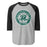 Reagan High School Rattlers Unisex 3/4 sleeve Raglan T-shirt 224
